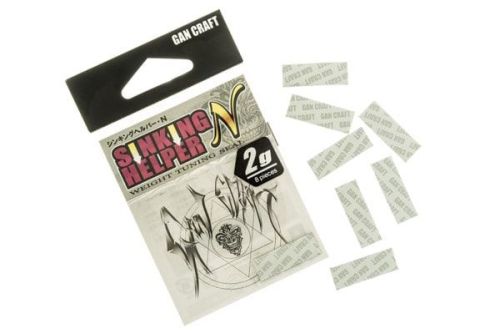 Gan Craft Sinking Helper ↪️ Láminas de plomo adhesivas para swimbait
